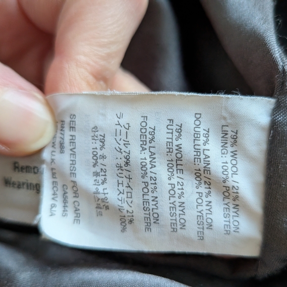 JCrew Wool Blend Coat in Black - Picture 5 of 5